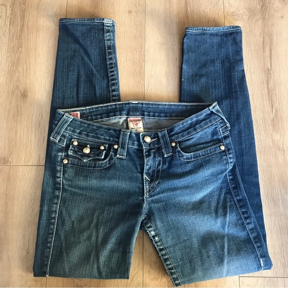 True Religions womens denim jeans size 28 - Picture 2 of 9
